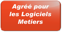 Agréé pour les Logiciels Metiers